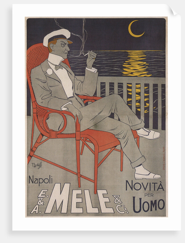 E.& A. Mele Ci., Napoli. The new man, 1900 by François Laskowski