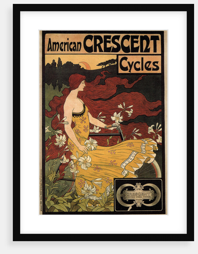 Crescent Cycles, 1899 by Frederick Winthrop Ramsdell