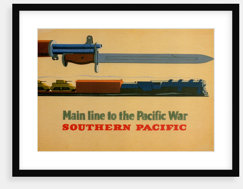 Main Line to the Pacific War. Southern Pacific Railroad, 1945 by George Lerner & Lyman Power