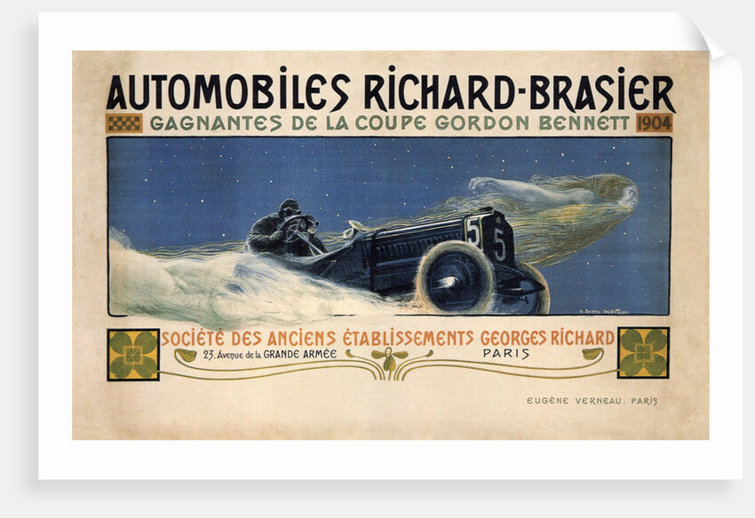Automobiles Richard-Brasies, 1904 by Henri Jules Ferdinand Bellery-Desfontaines
