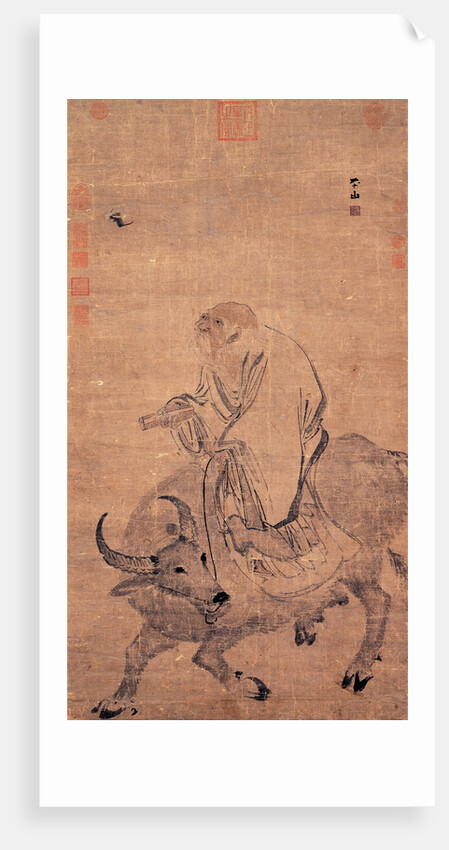Laozi Riding an Ox, Between 1368 and 1644 by Zhang Lu