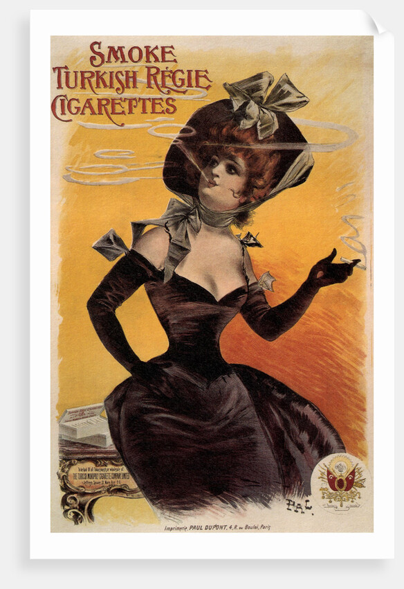 Smoke Turkish Regie Cigarettes, 1895 by Jean de Paléologue