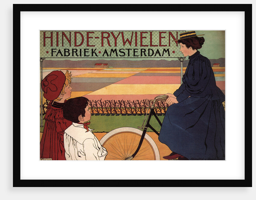Hinde Rijwielen Fabriek Amsterdam, 1896 by Johann Georg van Caspel