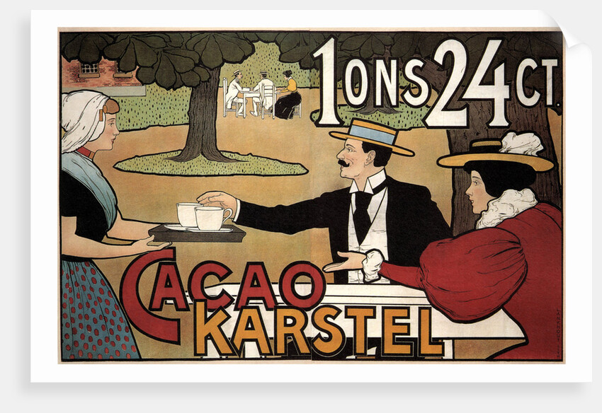 Cacao Karstel, 1897 by Johann Georg van Caspel