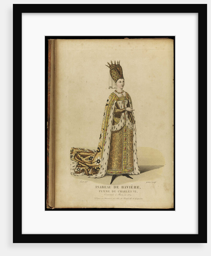 Isabeau de Bavière, Queen of France, Late 18th cent by Georges Jacques Gatine