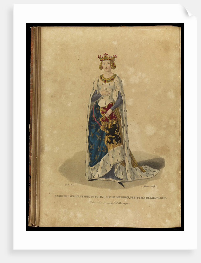 Mary of Avesnes, Late 18th cent by Georges Jacques Gatine