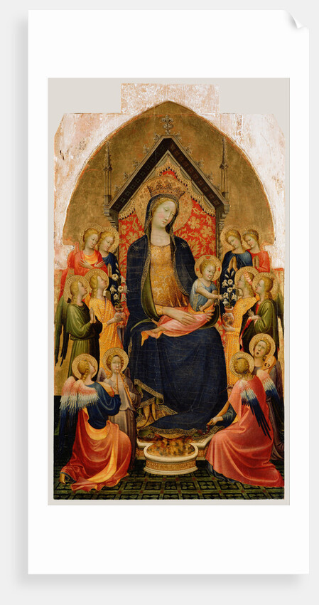 Madonna and Child with Musical Angels, c.1410 by Gherardo Starnina