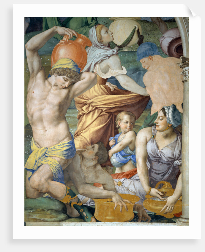 The Gathering of Manna (Detail), 1540-1545 by Agnolo Bronzino