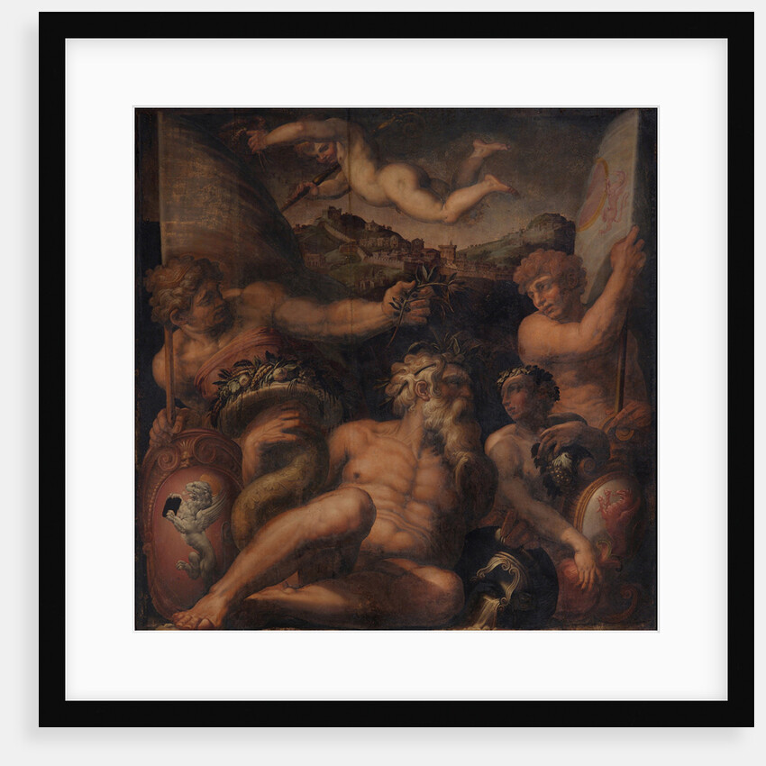 Allegory of Cortona and Montepulciano, 1563-1565 by Giorgio Vasari