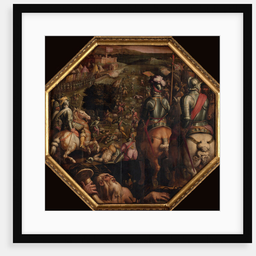 The Battle of Marciano in Val di Chiana, 1563-1565 by Giorgio Vasari