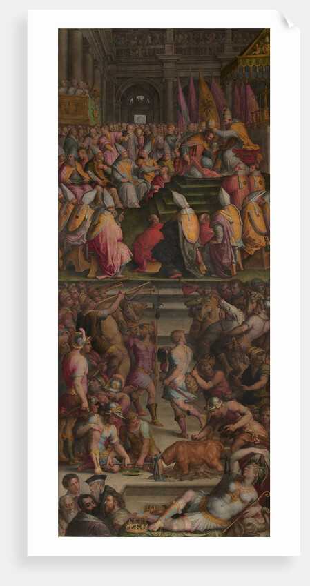 Pope Clement VII crowned Charles V in Bologna, 1556-1562 by Giorgio Vasari