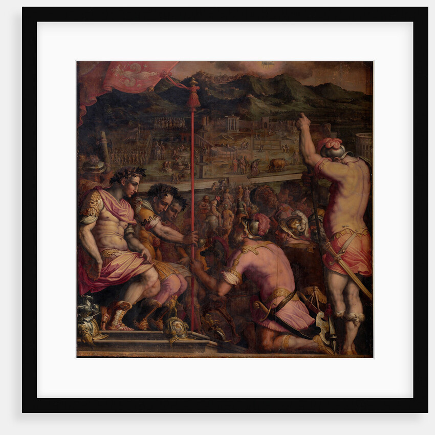 Foundation of Florentia, a Roman settlement, 1563-1565 by Giorgio Vasari