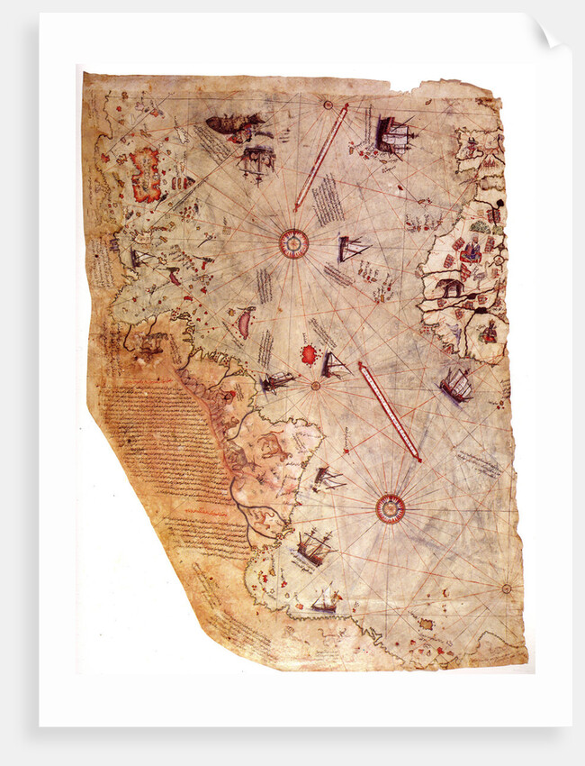 The Piri Reis world map, 1513 by Piri Reis