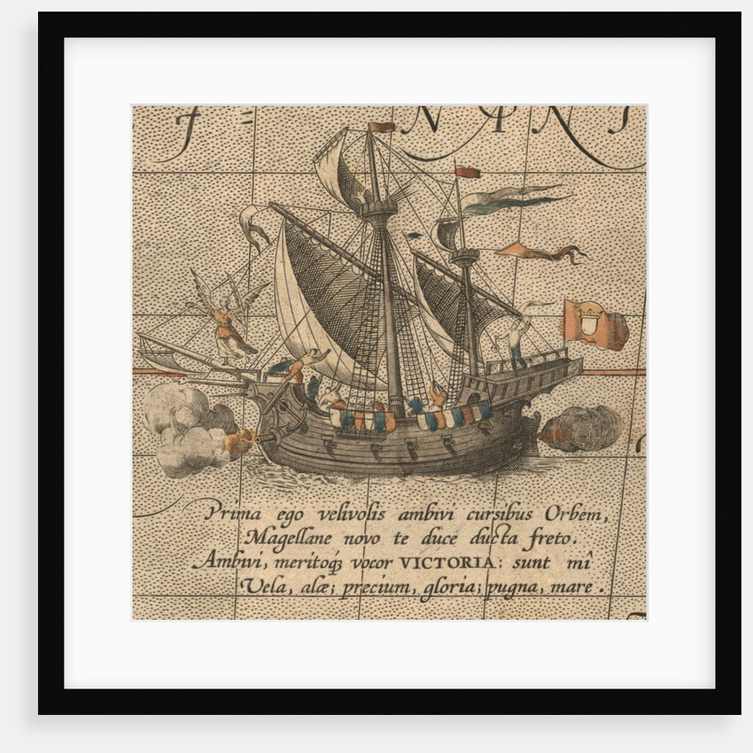 The Victoria, a Spanish carrack by Abraham Ortelius
