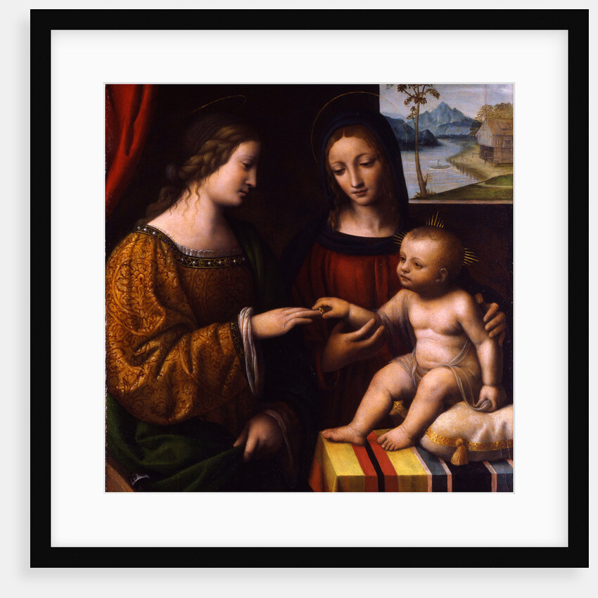 The Mystical Marriage of Saint Catherine, c. 1520 by Bernardino Luini