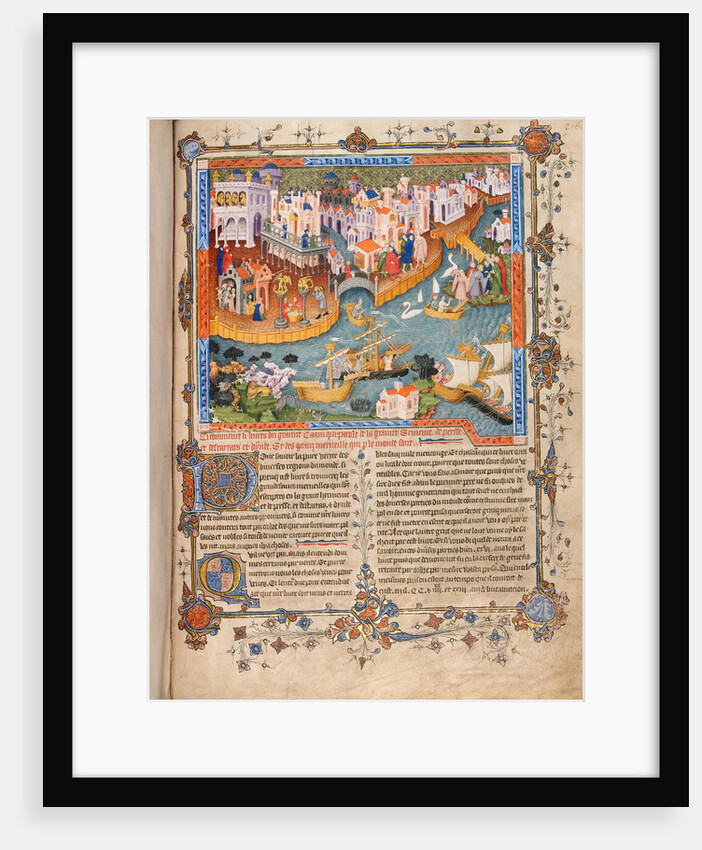 Marco Polo?s departure from Venice in 1271 (From Marco Polo?s Travels), ca 1400 by Anonymous