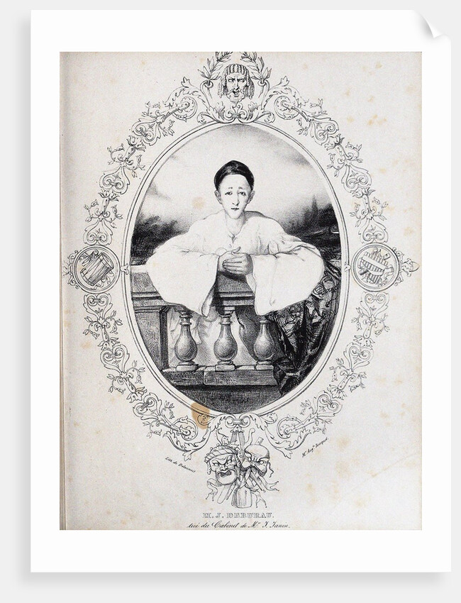 Jean-Gaspard Deburau as Pierrot, 1845 by Auguste Bouquet