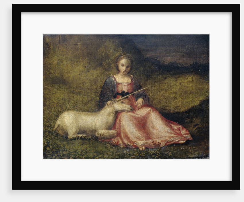 Woman with Unicorn, c. 1510 by Anonymous