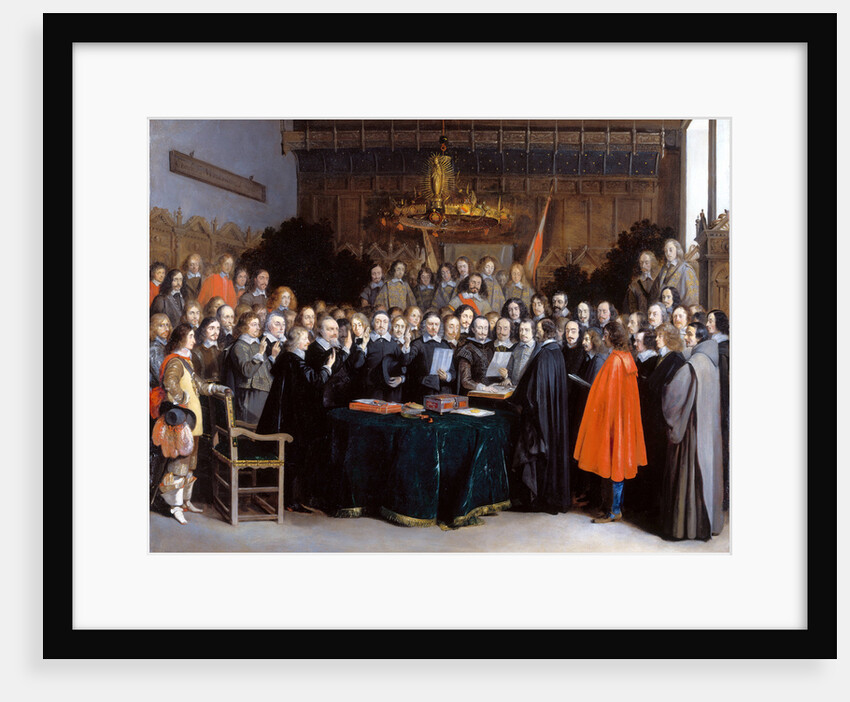 The Ratification of the Treaty of Münster, 15 May 1648, 1648 by Gerard Ter Borch the Younger