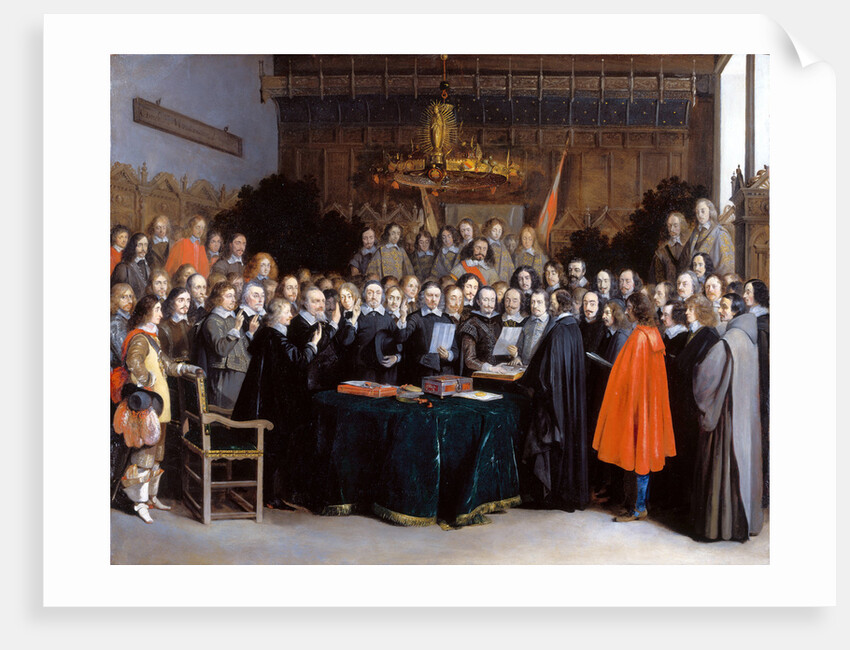 The Ratification of the Treaty of Münster, 15 May 1648, 1648 by Gerard Ter Borch the Younger