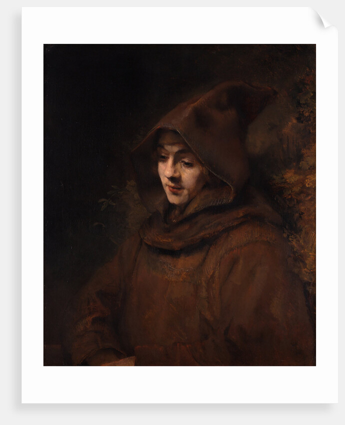 Titus as a monk, 1660 by Rembrandt van Rhijn