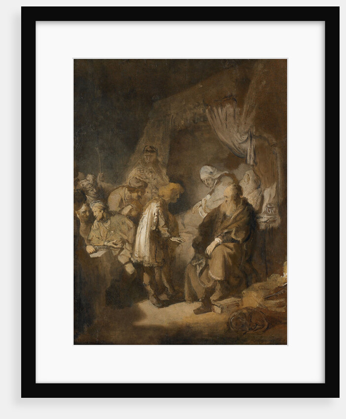 Joseph relating his dreams to his parents and brothers, 1633 by Rembrandt van Rhijn