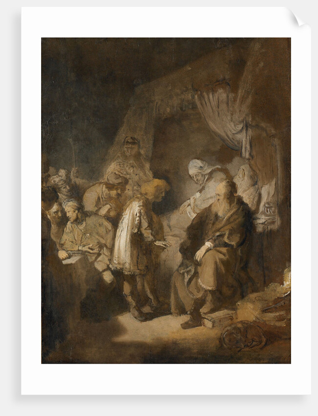 Joseph relating his dreams to his parents and brothers, 1633 by Rembrandt van Rhijn