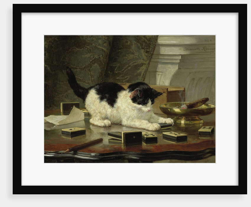 Kittens Game, ca 1860-1870 by Henriëtte Ronner-Knip