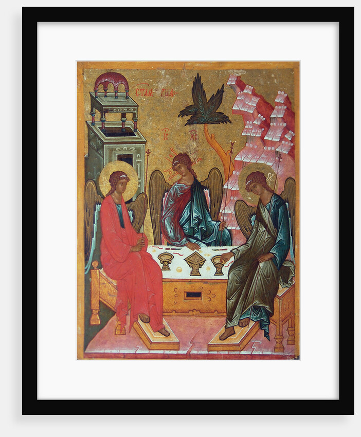 The Holy Trinity, 15th century by Russian icon