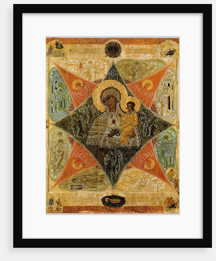 Mother of God of the Burning Bush, 16th century by Russian icon