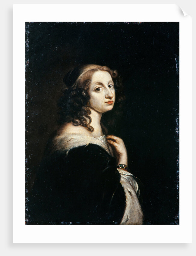 Portrait of Queen Christina of Sweden, c. 1650 by David Beck
