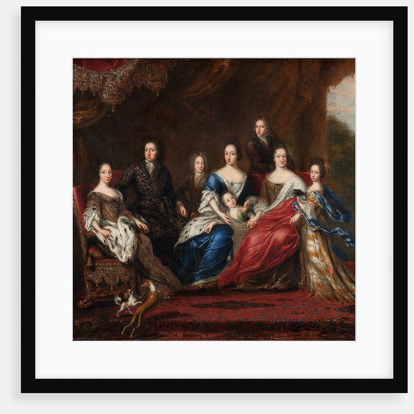 The Family of Charles XI of Sweden with relatives from the Duchy of Holstein-Gottorp, 1691 by David Klöcker Ehrenstrahl