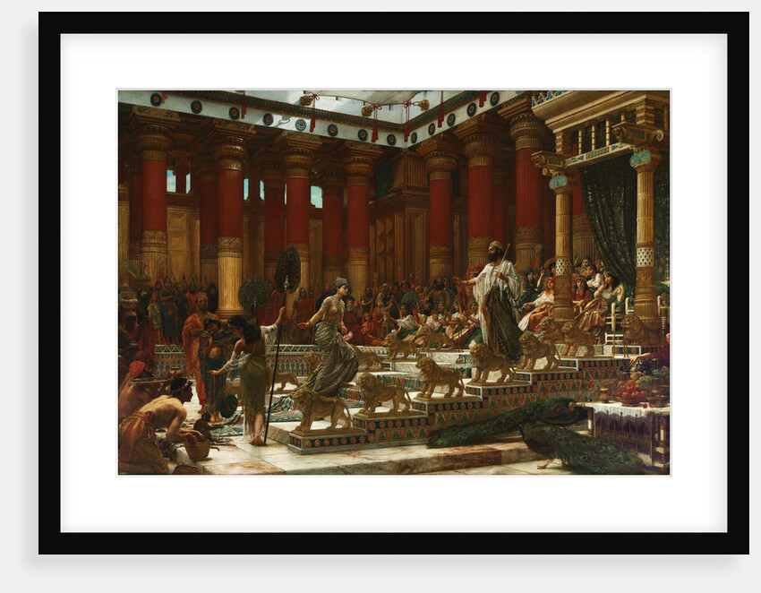 The visit of the Queen of Sheba to King Solomon, 1890 by Edward John Poynter