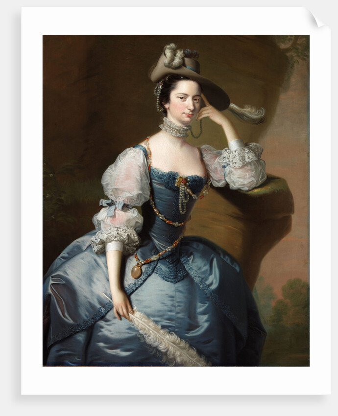 Portrait of Margaret, Lady Oxenden, c. 1755 by Thomas Hudson