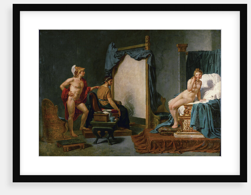 Apelles Painting Campaspe in the Presence of Alexander the Great by Jacques Louis David