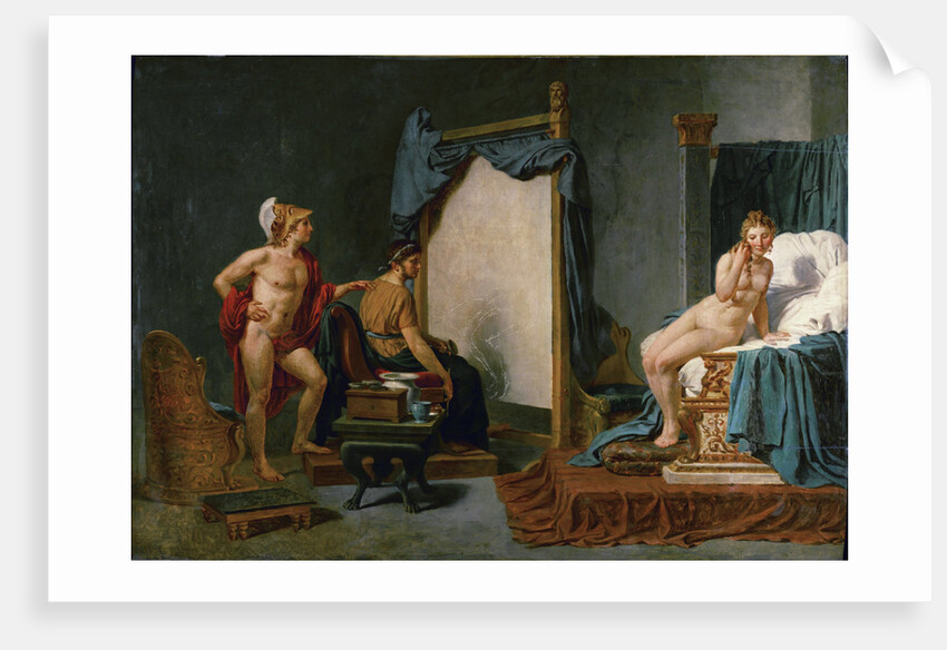 Apelles Painting Campaspe in the Presence of Alexander the Great by Jacques Louis David