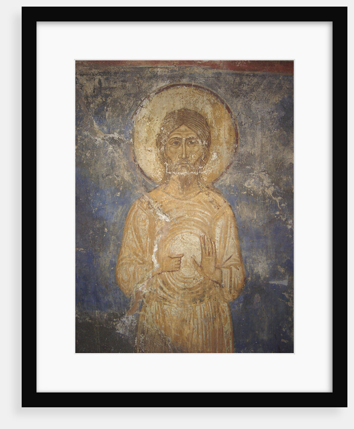 Saint Alexius von Edessa, 12th century by Ancient Russian frescos