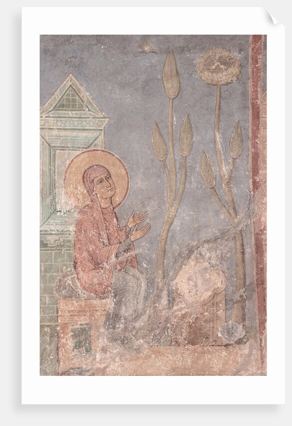Saint Anne Praying, 12th century by Ancient Russian frescos