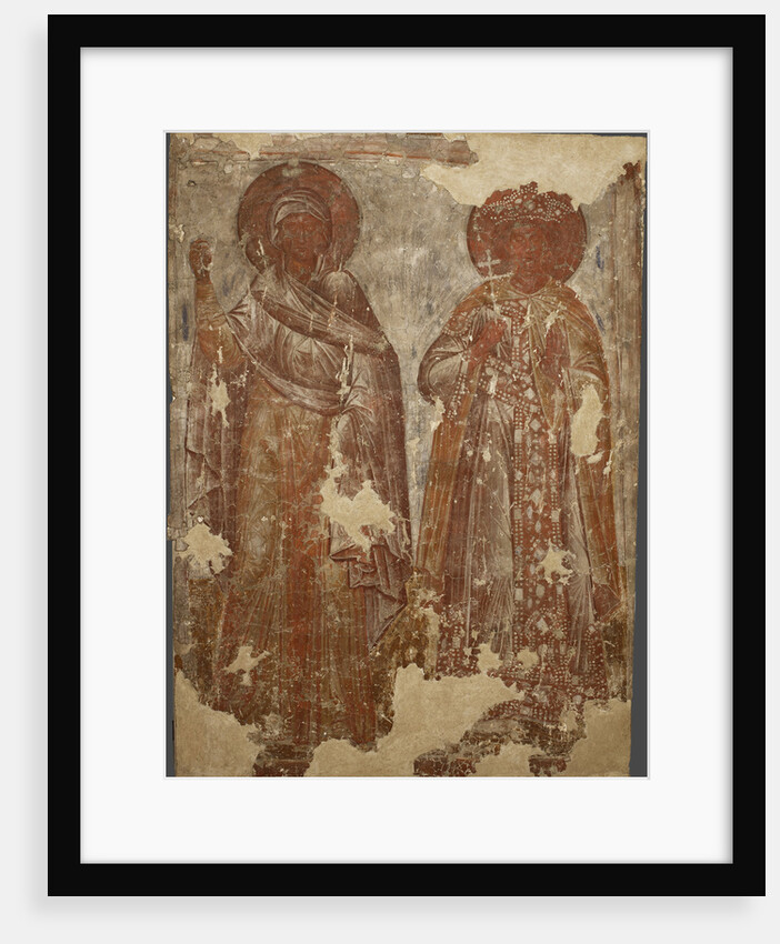 The Holy Martyrs, 14th century by Ancient Russian frescos