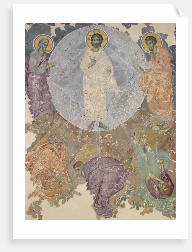 The Transfiguration of Jesus, ca 1380 by Ancient Russian frescos