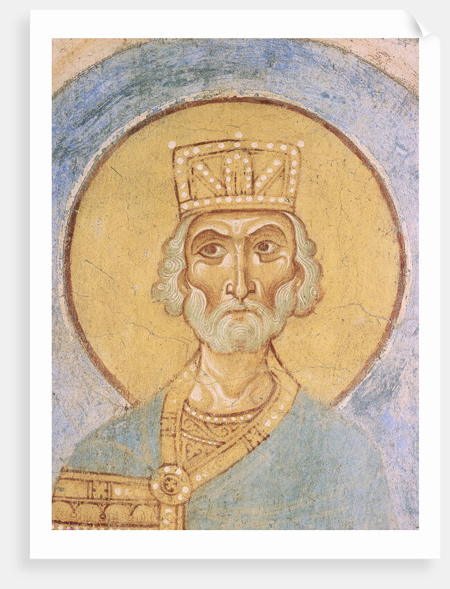 King David, 12th century by Ancient Russian frescos