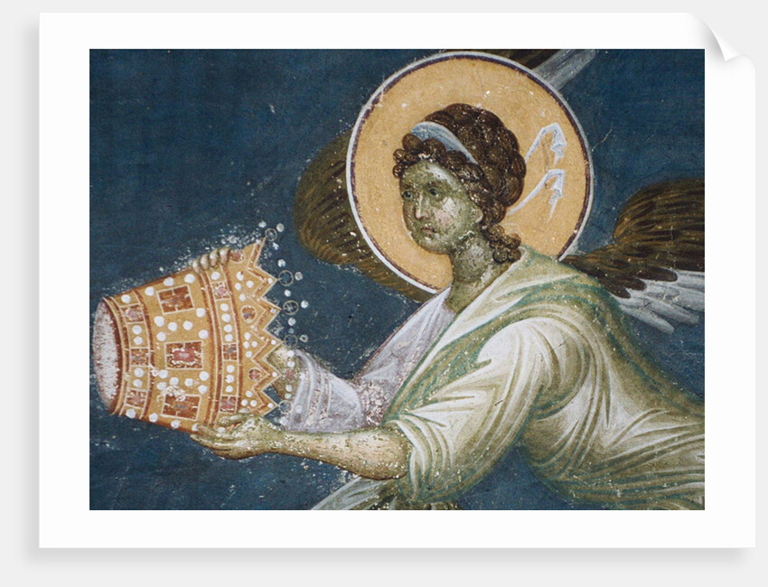 Angel with the crown, 1321-1322 by Anonymous
