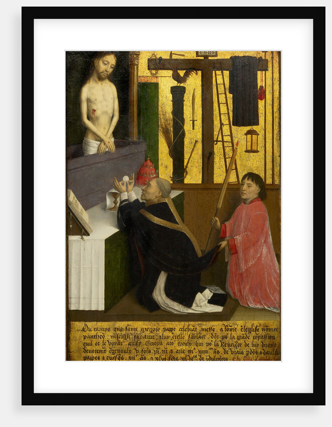 The Mass of Saint Gregory, ca 1460 by Simon Marmion