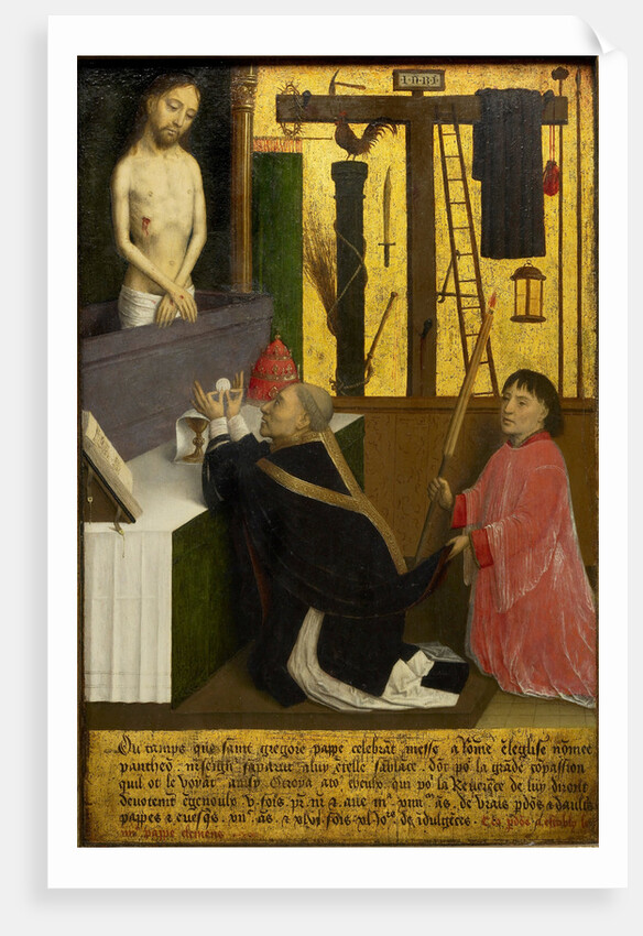 The Mass of Saint Gregory, ca 1460 by Simon Marmion