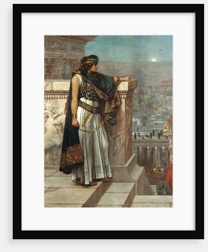 Zenobias last look on Palmyra, 1888 by Herbert Gustave Schmalz