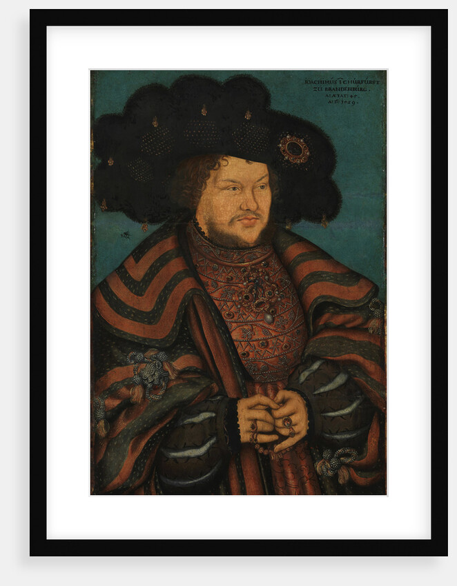 Portrait of Joachim I Nestor, Elector of Brandenburg, 1529 by Lucas Cranach the Elder