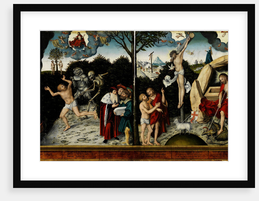 Allegory of Law and Grace, after 1529 by Lucas Cranach the Elder