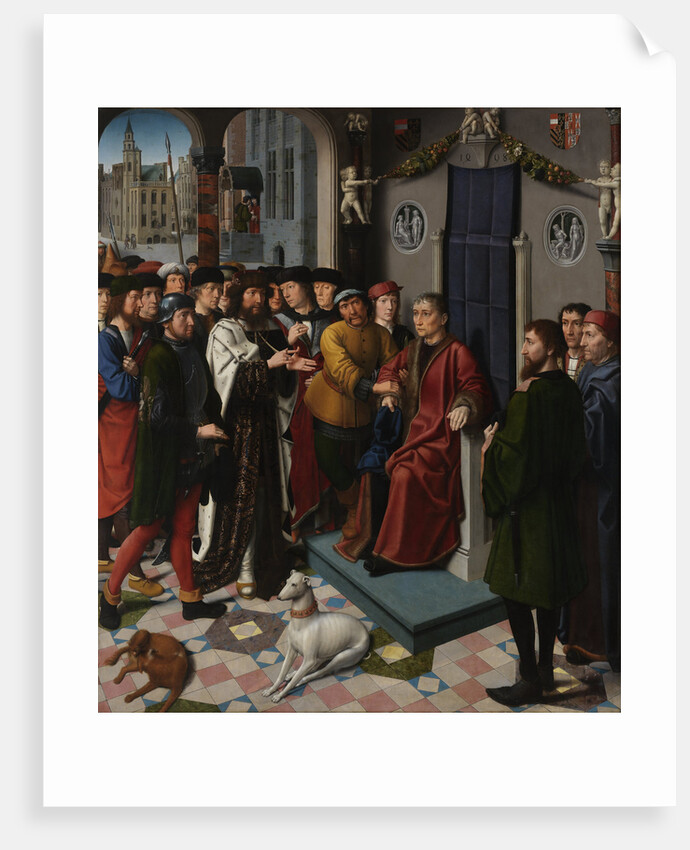 The Judgment of Cambyses (left panel), 1498 by Gerard David