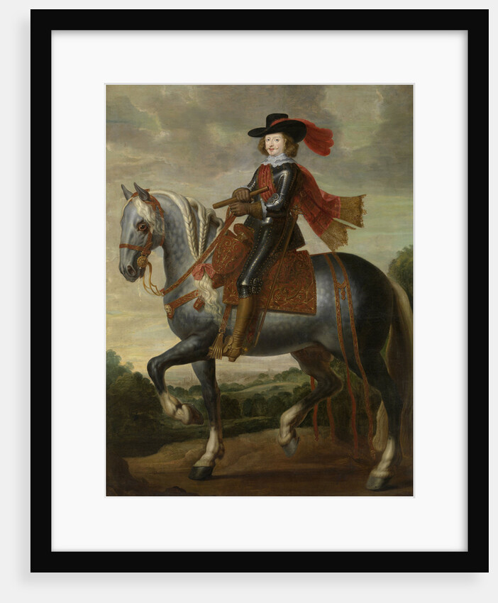 Equestrian portrait of Cardinal-Infante Ferdinand of Austria, First third of 17th cen by Caspar de Crayer