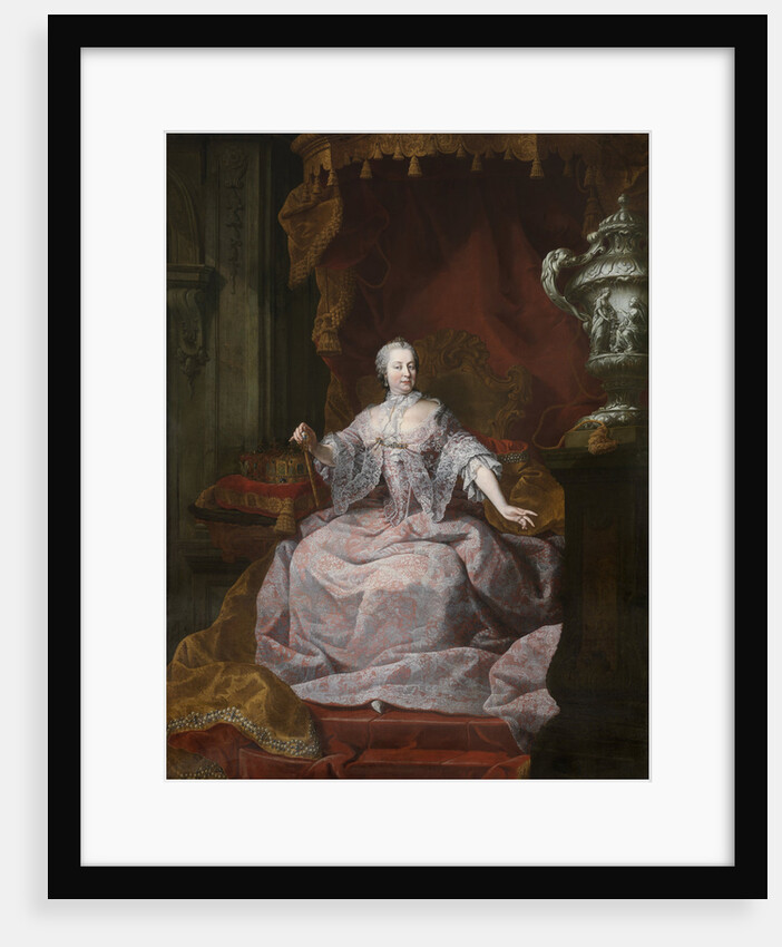 Portrait of Empress Maria Theresia of Austria, 1750s by Matthias de Visch